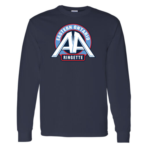 Gildan Unisex AA Ringette Crest Printed Long Sleeve Thumbnail