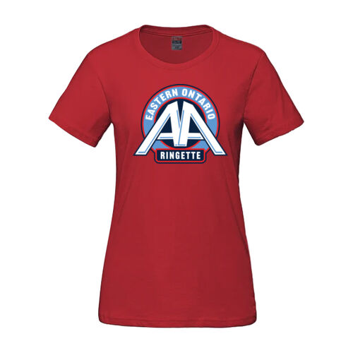 Parkour Women's AA Ringette Crest Printed T-Shirt Thumbnail